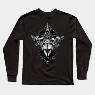 The Lustful Bliss of Blasphemy Inverted Cross Kiss Long Sleeve T-Shirt